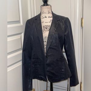 sz l. navy blue. calvin klein jeans blazer. offers welcomed!